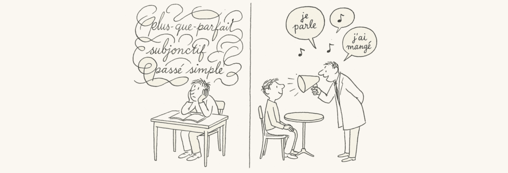 Learn French, French courses focused on speaking