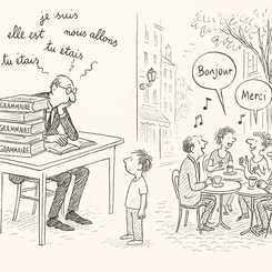 Learn French, is Grammar nessesary to learn French
