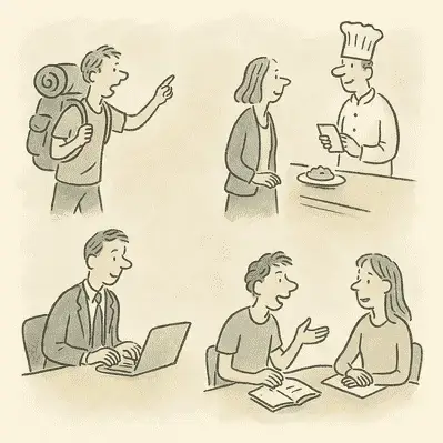 CEFR levels - Communication in Real Life