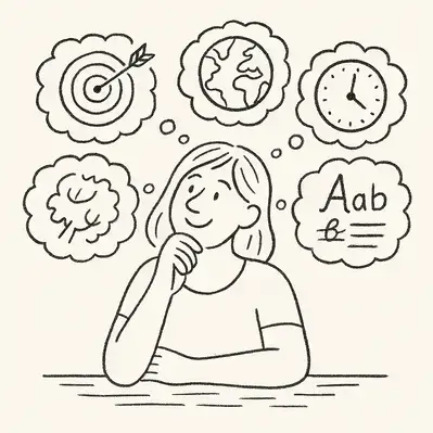 Cours d'anglais, propos, niveaux