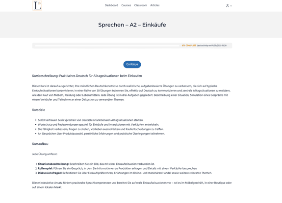 German FIDE practice papers - LMS, My Linguistics