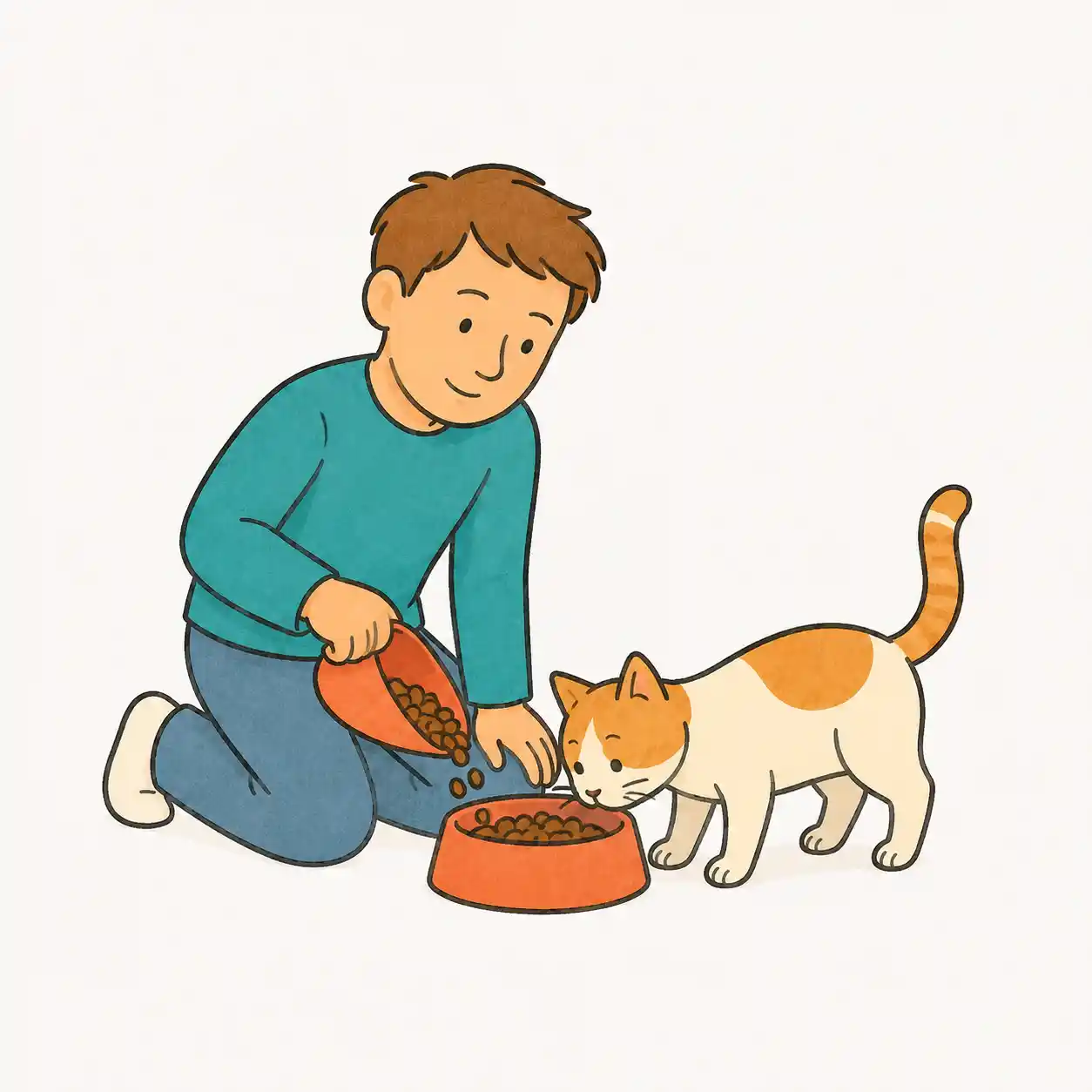 Nourrir un chat